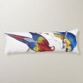 Macaw Parrot Vogels Wilde dieren Lichaamskussen (Achterkant)