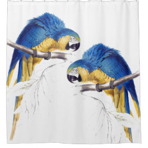 Macaw Parrot Vogels Wilde dieren Shower Curtain Douchegordijn