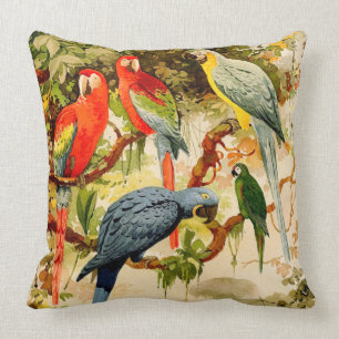 Macaw Parrot Vogels Wilde dieren Sierkussen