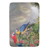 Macaw Parrot Vogels Wilde watervallen Bathmat Badmat (Voorkant Verticaal)