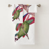 Macaw Parrot Vogels Wildlife Bath-handdoekset Bad Handdoek (Insitu)