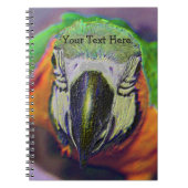 Macaw Parrot Vogelvee Notitieboek (Voorkant)