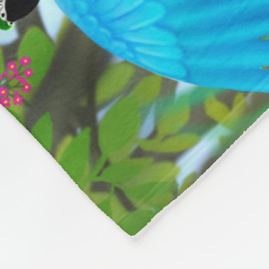 Macaw Parrots in Oerwoud Fleece Blanket (Hoek)