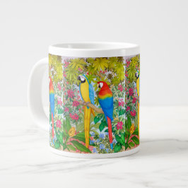 Macaw Parrots Tropische vogels Jumbo Mok
