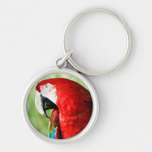 Macaw Portrait Sleutelhanger (Voorkant)