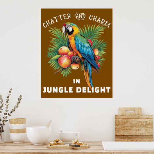 Macaw Poster (Keuken)