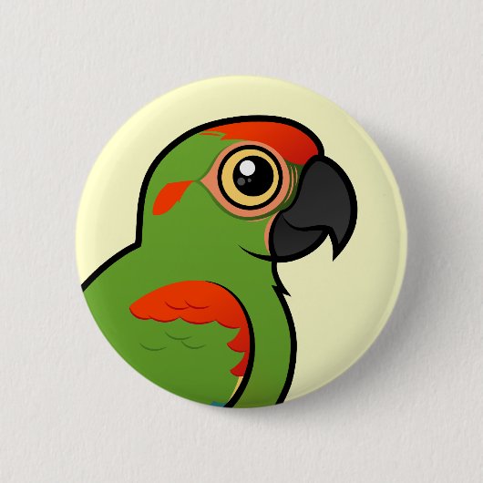 Macaw Ronde Button 5,7 Cm (Voorkant)