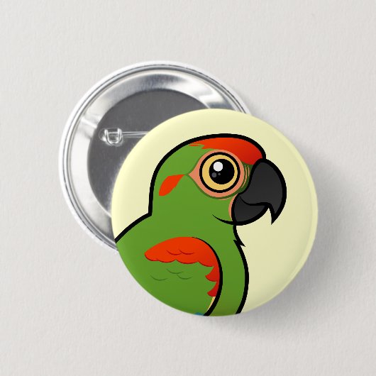Macaw Ronde Button 5,7 Cm (Voorkant /achterkant)