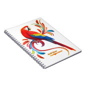 Macaw-Scarlet Notitieboek (Rechterzijde)