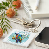 Macaw Sleutelhanger (Voorkant Rechts)