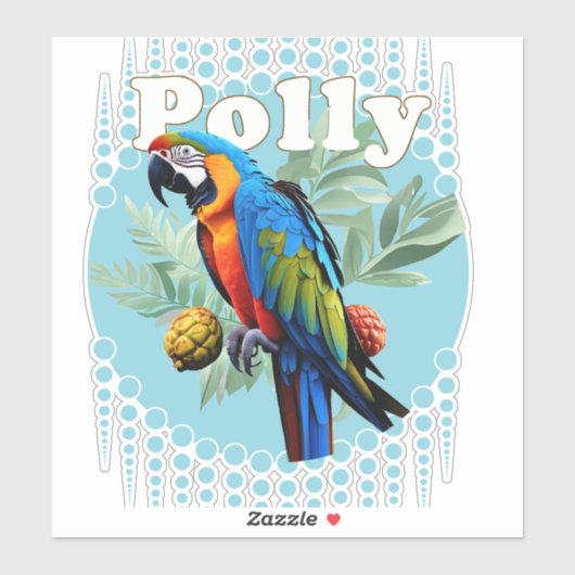 Macaw Sticker (Vel)