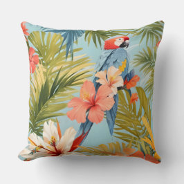 Macaw Tropical Solitude Kussen