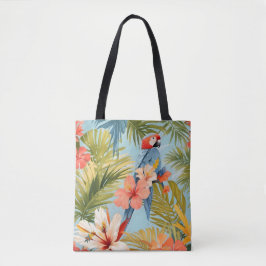 Macaw Tropical Solitude Tote Bag