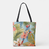 Macaw Tropical Solitude Tote Bag (Achterkant)