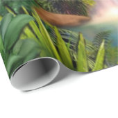 Macaw Tropische parrots Cadeaupapier (Rol Hoek)