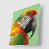 Macaw Vierkante Klok (Hoek)