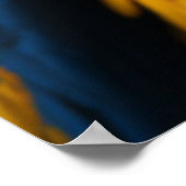 Macaw vogel 3D hoge detail levendige kleur Poster (Hoek)