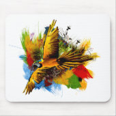 Macaw vogelmousepad muismat (Voorkant)