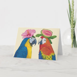 Macaw-wenskaart Kaart