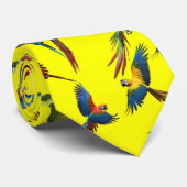 Macaws en meer ara's stropdas (Opgerold)