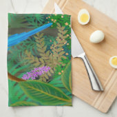 Macaws in het Midden-Amerikaanse Oerwoud Kitchen T Theedoek (Quarter Fold)