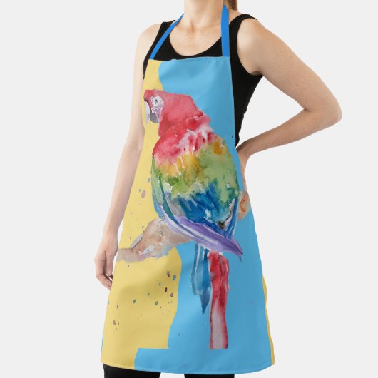 Macaws Macaw Parrot Mannen naam Apron Schort (Insitu)