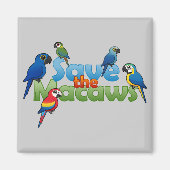 Macaws opslaan magneet (Voorkant)