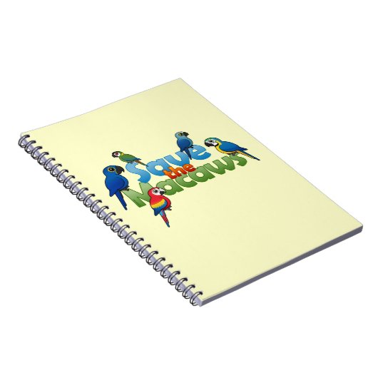 Macaws opslaan notitieboek (Rechterzijde)