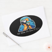 Macaws sticker (arara) (Envelop)