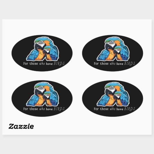 Macaws sticker (arara) (Vel)