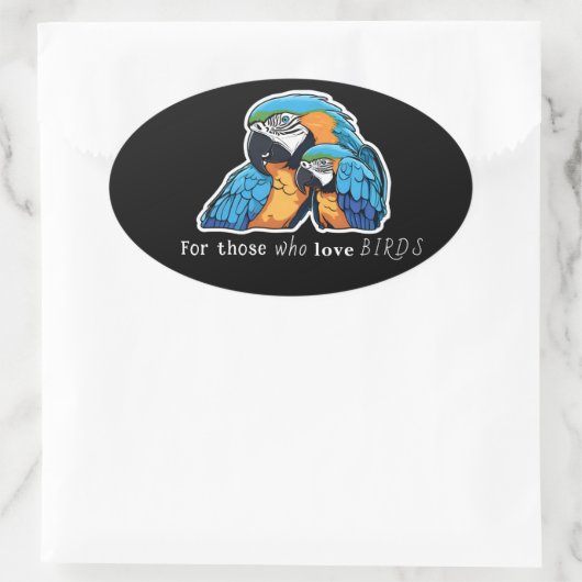 Macaws sticker (arara) (Tas)