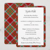 MacBain Clan Tartan Schots Plaid Kaart (Voorkant / Achterkant)