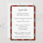 MacBain Clan Tartan Schots Plaid Kaart (Voorkant)