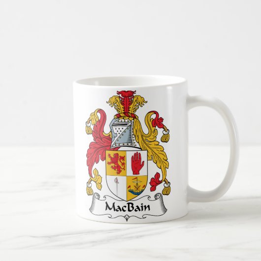 MacBain Family Crest Koffiemok (Rechts)