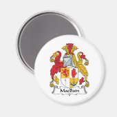 MacBain Family Crest Magneet (Voorkant / Achterkant)