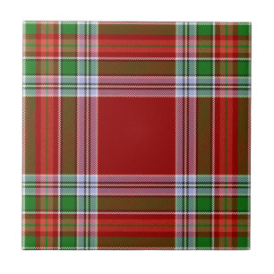 MacBain MacBean Clan die Tartanpatroon jaagt Tegeltje