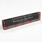 MacBain MacBean Scottish Clan Tartan Pattern Naambordje
