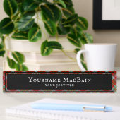 MacBain MacBean Scottish Clan Tartan Pattern Naambordje