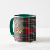 MacBain Tartan & Badge Mok (Voorkant links)