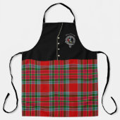 MacBean Clan Badge & Tartan Kilt Schort (Voorkant)