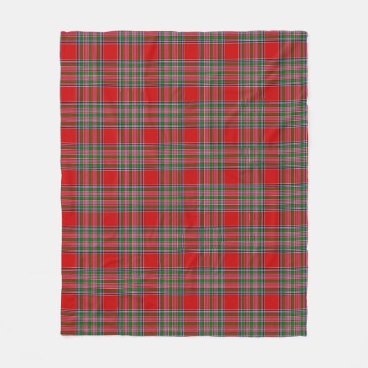 MacBean Plaid Fleece Deken (Voorkant)
