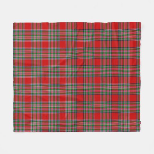 MacBean Plaid Fleece Deken (Voorkant (Horizontaal))