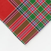 MacBean Plaid Fleece Deken (Hoek)