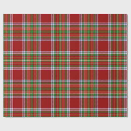 MacBean Scottish Clan Tartan Pset Cadeaupapier (Vlak)