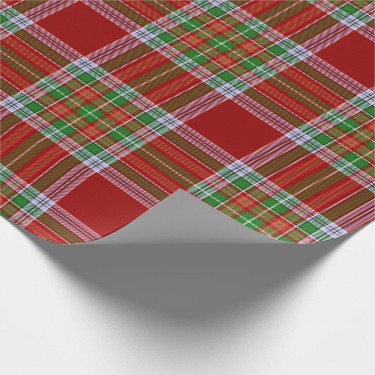MacBean Scottish Clan Tartan Pset Cadeaupapier (Hoek)