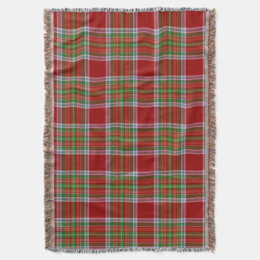 MacBean Scottish Clan Tartan Pset Deken (Voorkant Verticaal)