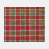 MacBean Scottish Clan Tartan Pset Fleece Deken (Voorkant (Horizontaal))