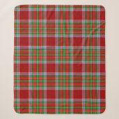 MacBean Scottish Clan Tartan Pset Sherpa Deken (Voorkant)