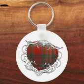 MacBean Tartan Heart Sleutelhanger (Voorkant)