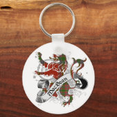 MacBean Tartan Lion Sleutelhanger (Voorkant)